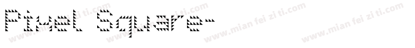 Pixel Square字体转换
